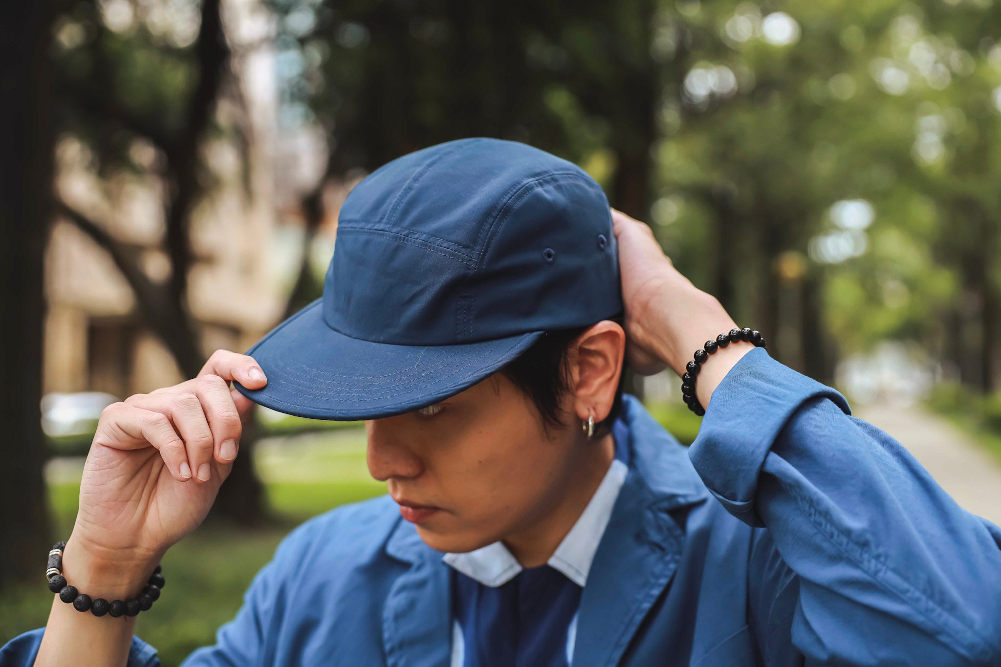 THE H.W.DOG&CO WASH DENIM JET CAP - 帽子