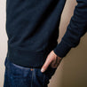 【Benzak Denim Developers】厚磅圓領 拉克蘭運動上衣 黑色 灰色／BS-09 Crew Neck Sweat