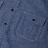 【Benzak Denim Developers】復古日本布工裝襯衫 6.5oz BWS-01 Vintage Blue Work Shirt