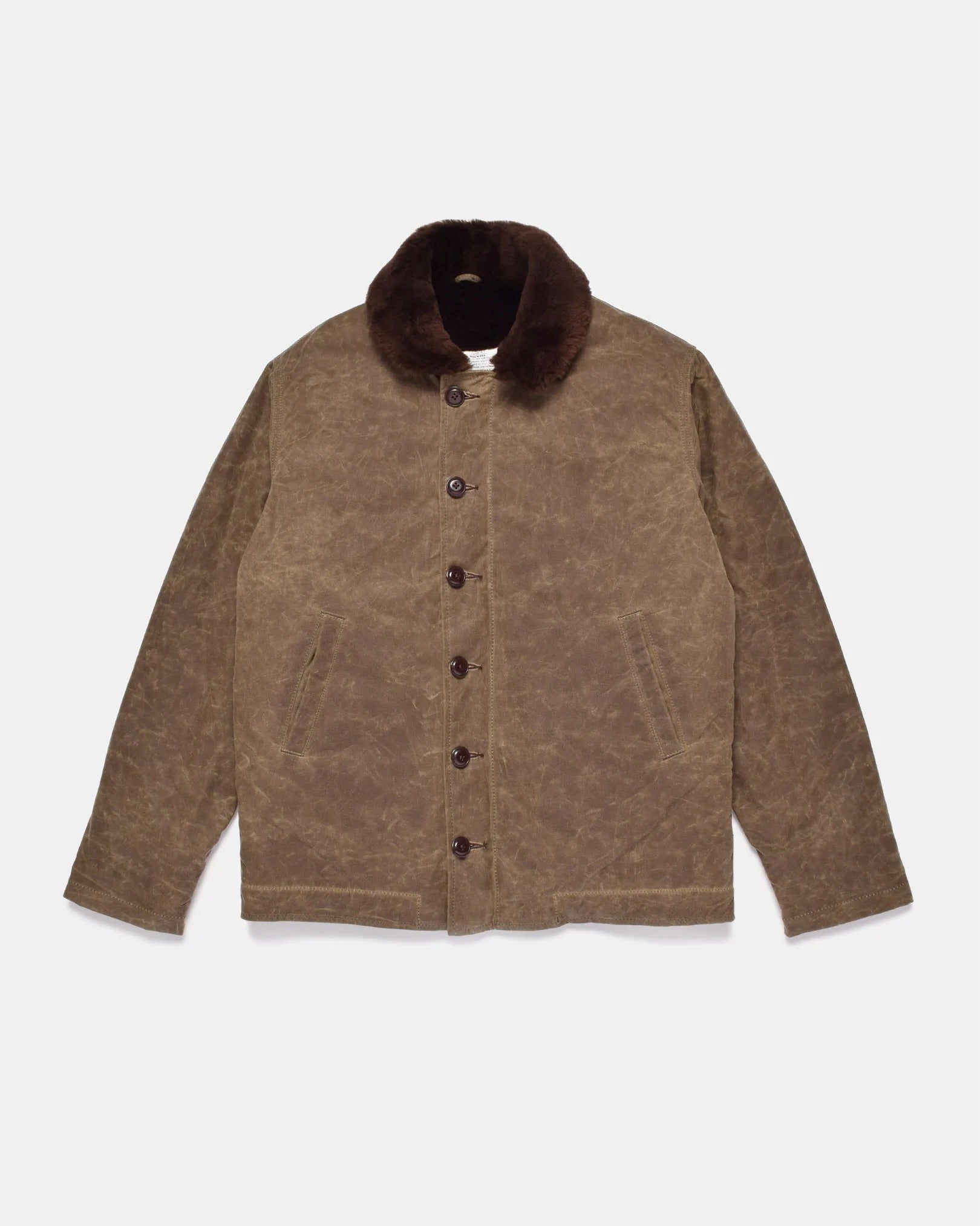 【Dehen 1920】N-1 Deck Jacket - Dark Tan