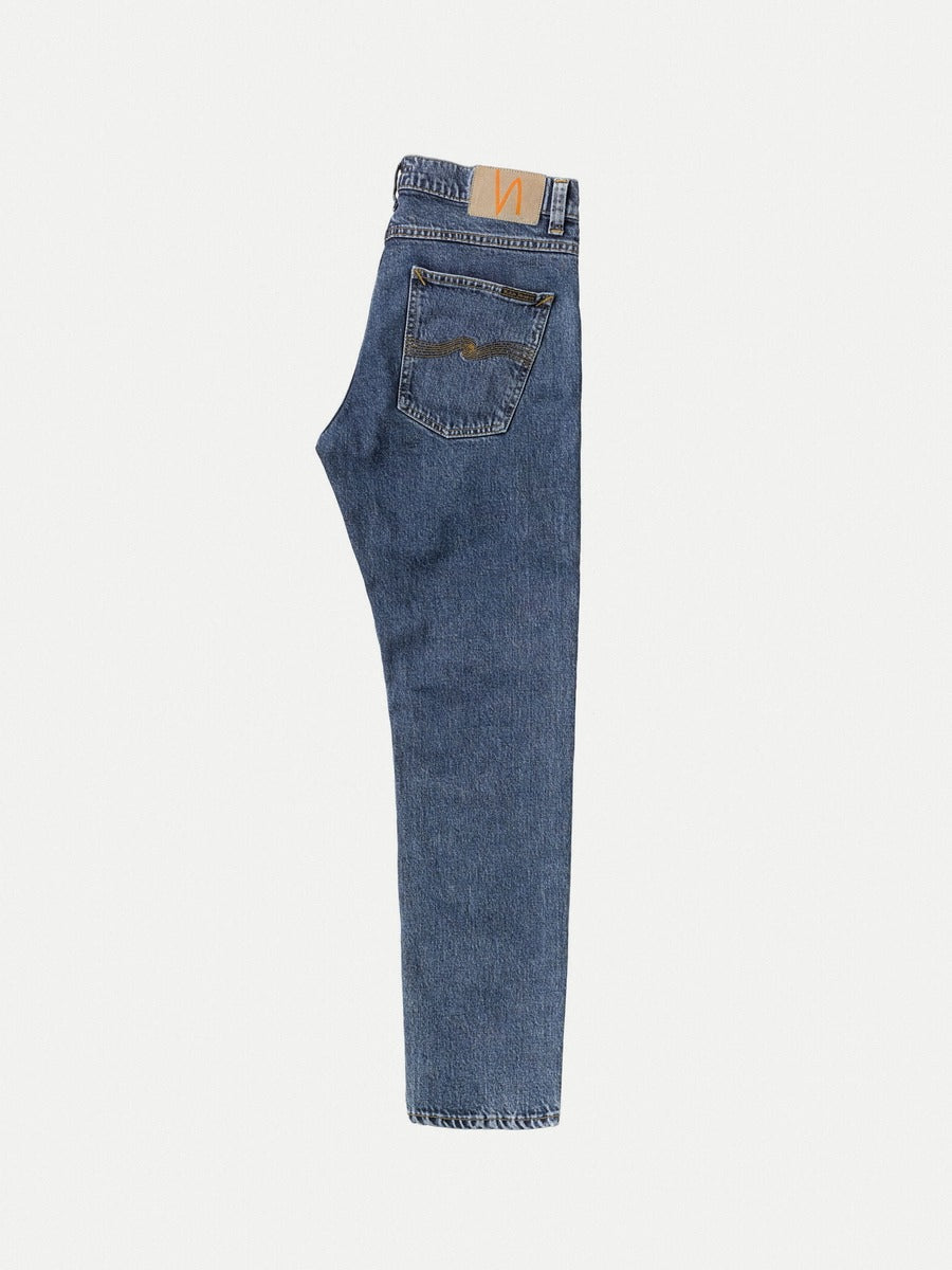 Nudie Jeans】Lean Dean Plain Stone／13oz／合身上寬下窄– Blue Beach