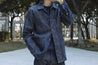 【ONI DENIM】03501 HJS Drop Needle Stitching Jacquard Striped Denim Coverall Jacket 