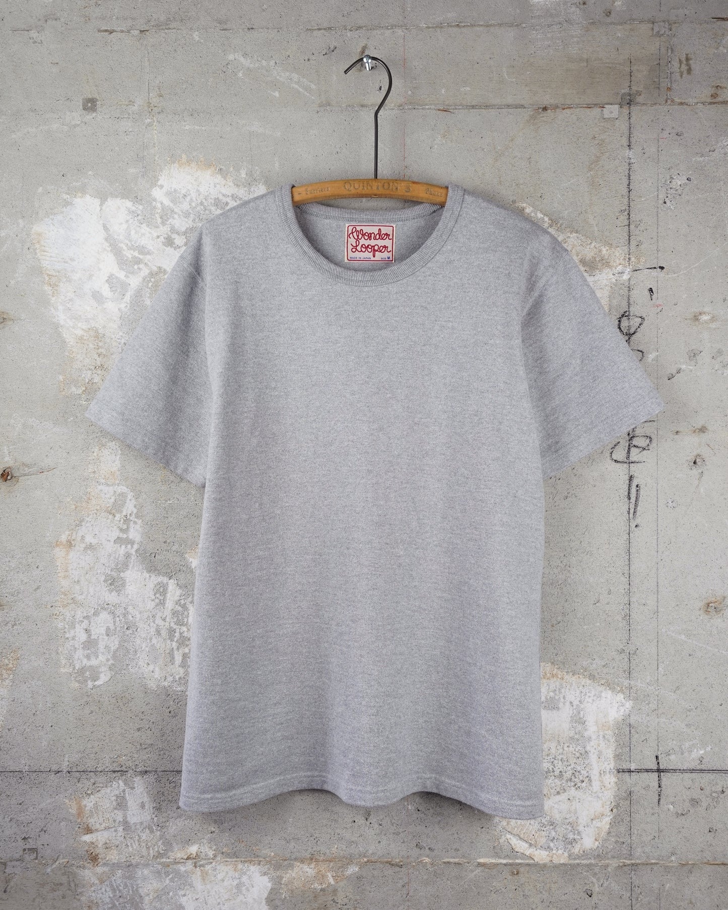 Wonder Looper】Crewneck T-shirt - Double Heavyweight - Heather