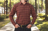 【Naked and Famous】Easy Shirt - Heavy Vintage Flannel - Red／重磅 日本雜色撚紗 復古法蘭絨襯衫