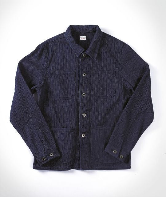 Japan Blue Jeans】INDIGO SASHIKO COVERALL / 藍染刺子工裝夾克11oz